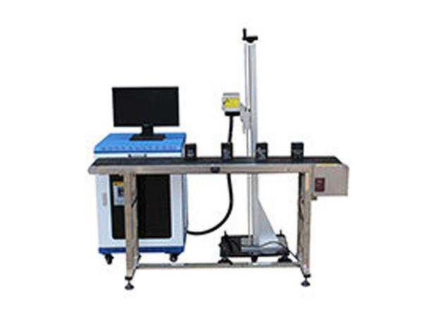 视觉定位流水激光打标机